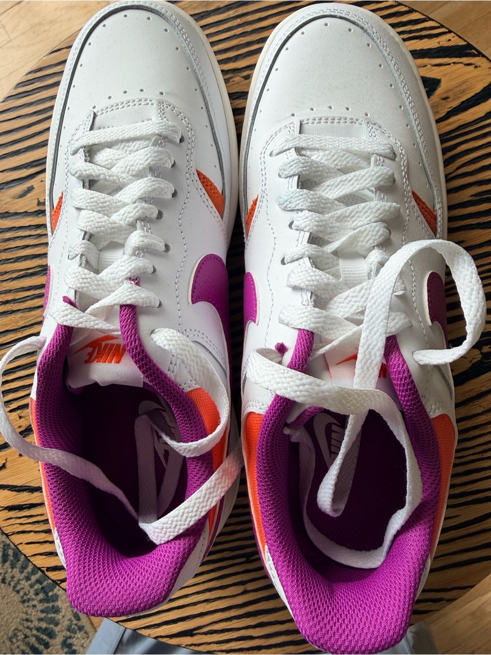 Nike Gamma Force White/Wild Mango/Hot Fuchsia Sneakers – Women’s Size 8.5